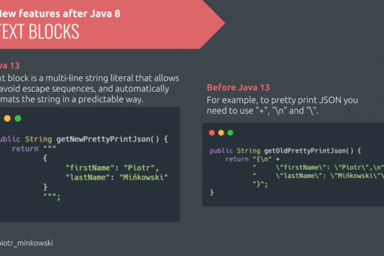 Java8之后新的开发者友好特性