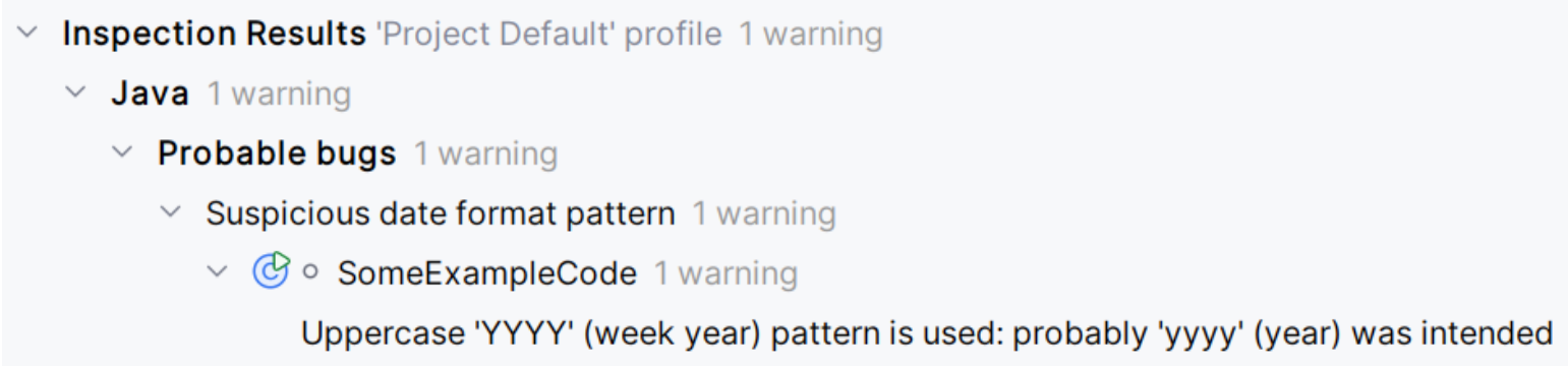 Week Year:使用YYYY而非yyyy的Java日期格式化 Week Year:使用YYYY而非yyyy的Java日期格式化